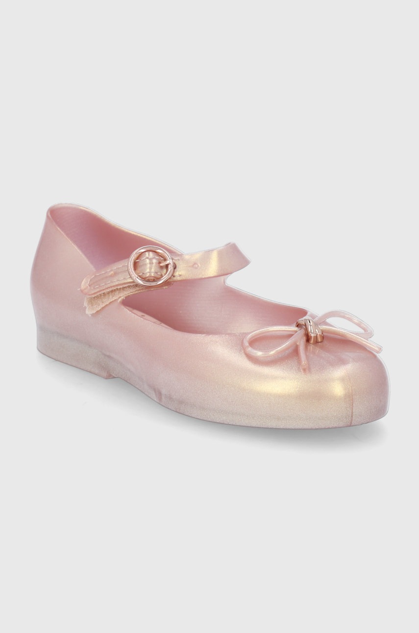 

Дитячі балетки Melissa колір золотий