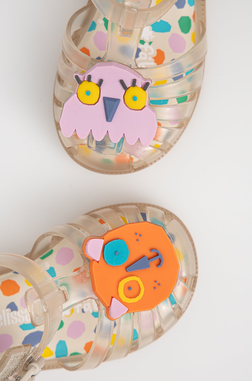 

Детски сандали Melissa в прозрачен цвят