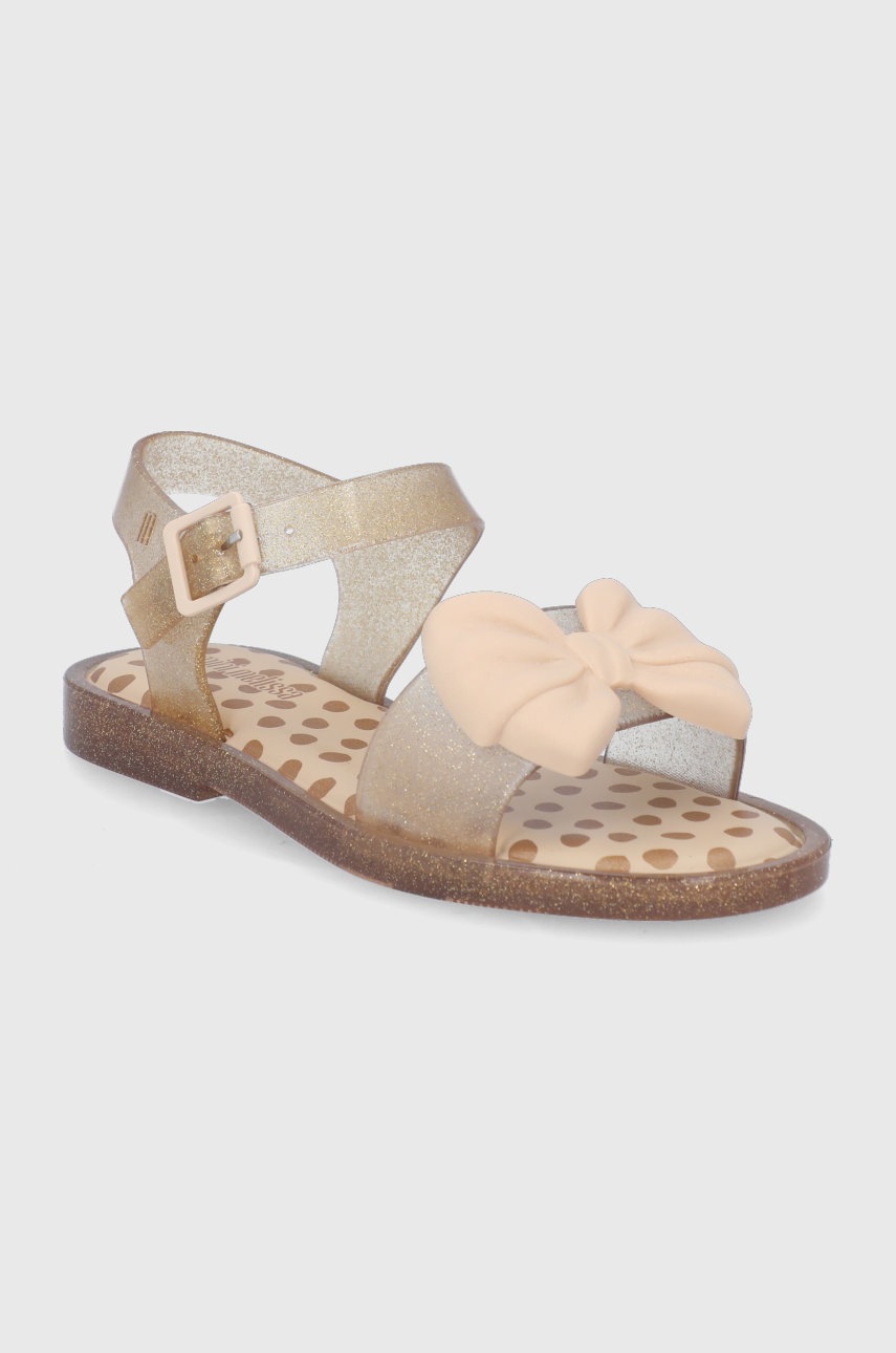 

Дитячі сандалі Melissa колір золотий