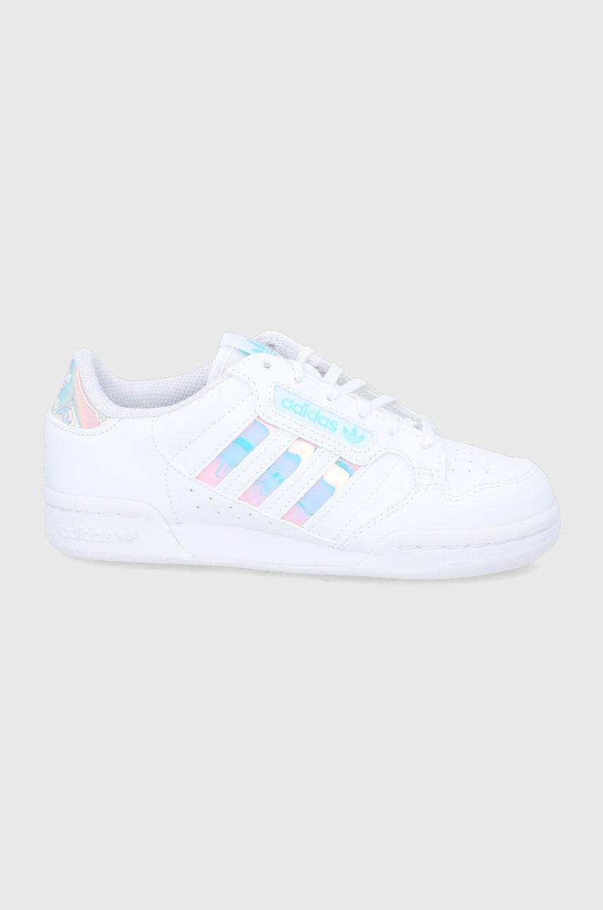 Levně Dětské boty adidas Originals Continental 80 Stripes GZ3255 bílá barva