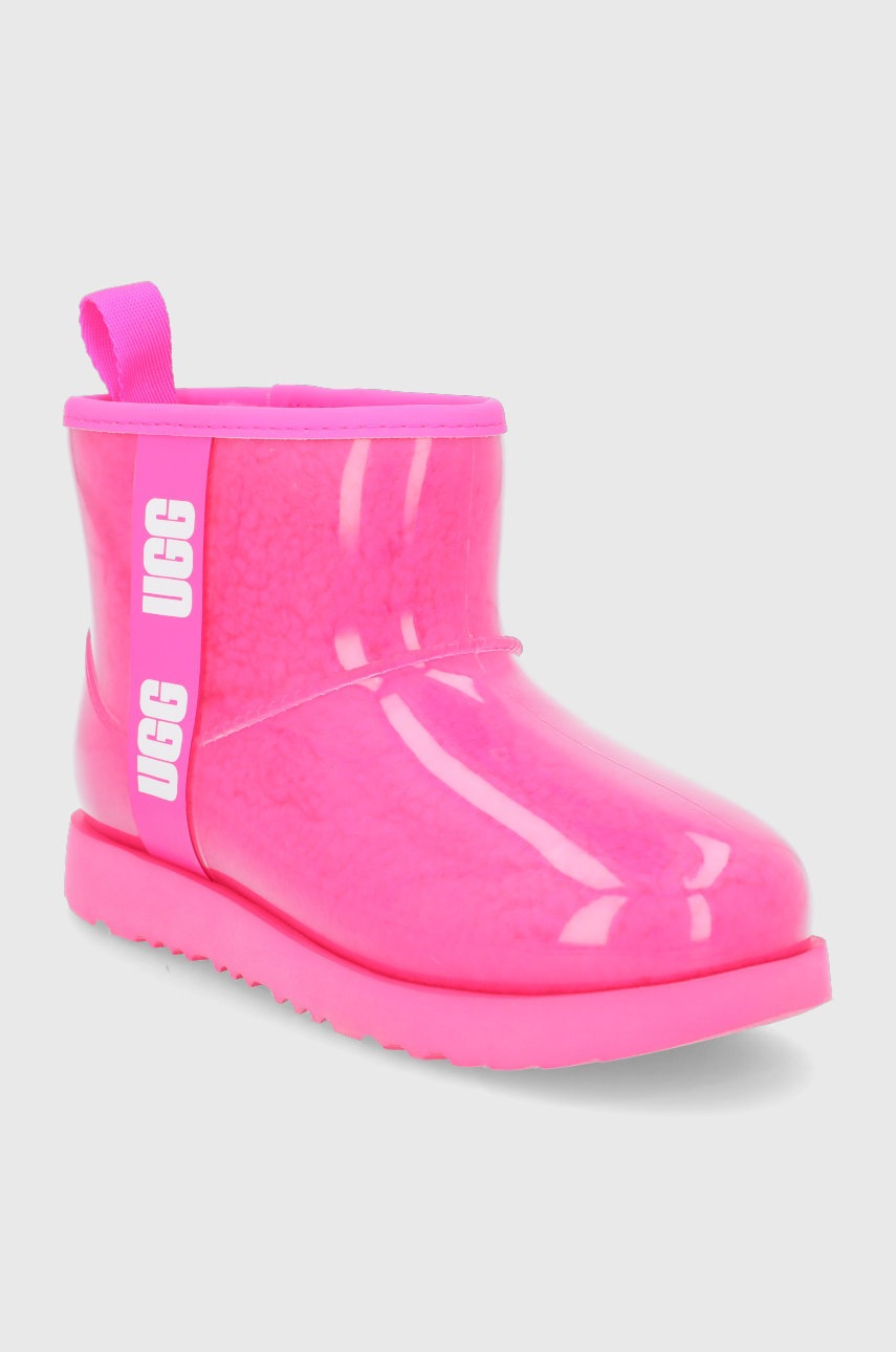

Детские резиновые сапоги UGG цвет фиолетовый