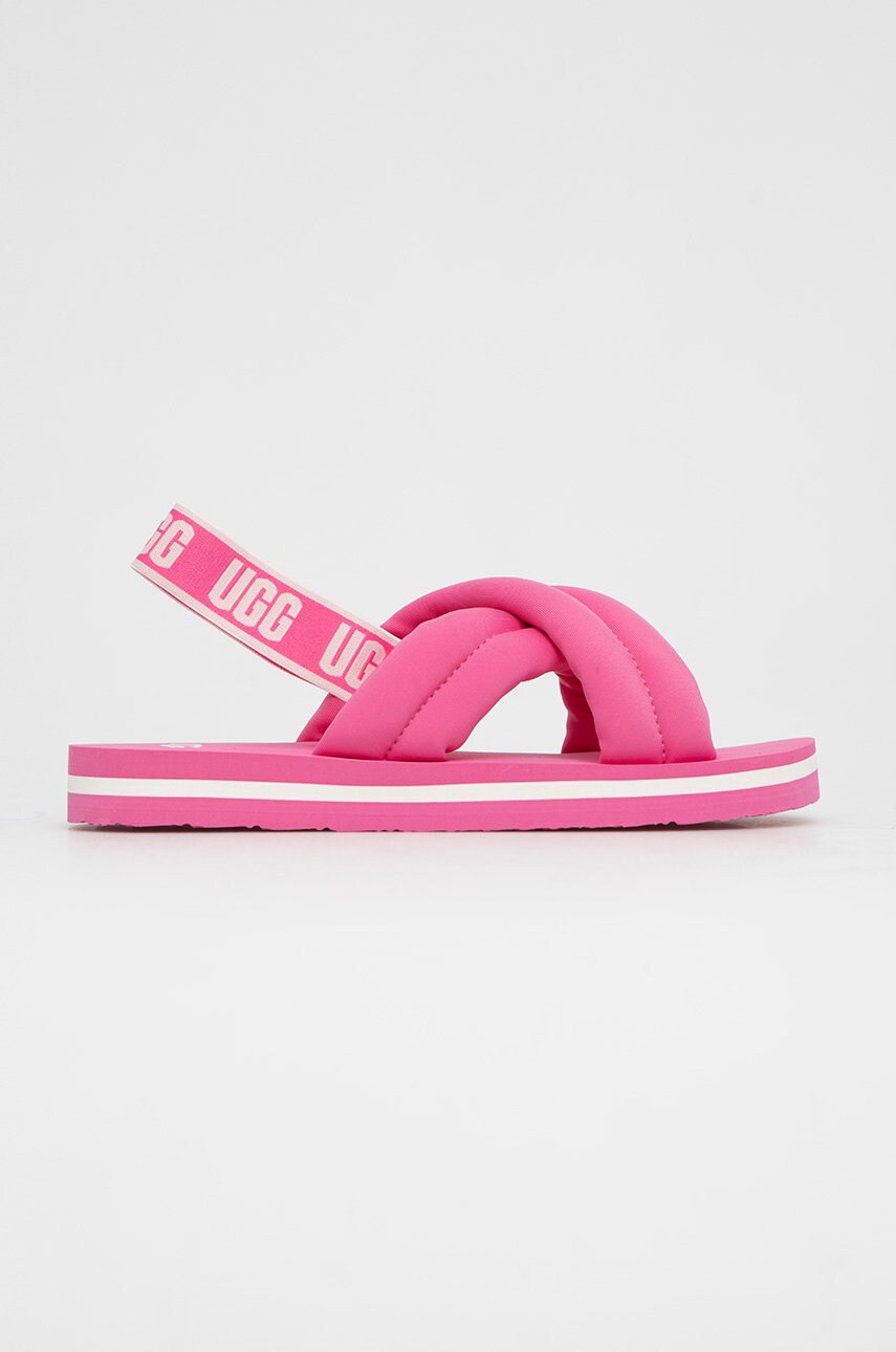 Ugg sandale copii everlee culoarea roz