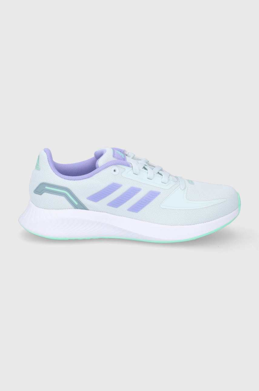 Adidas pantofi copii runfalcon culoarea turcoaz