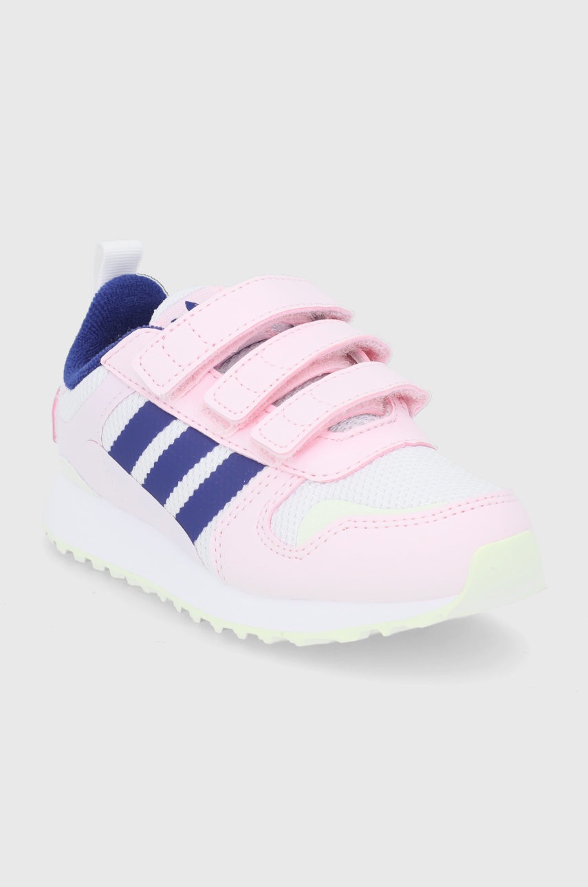 

Детские ботинки adidas Originals GY3747 цвет розовый