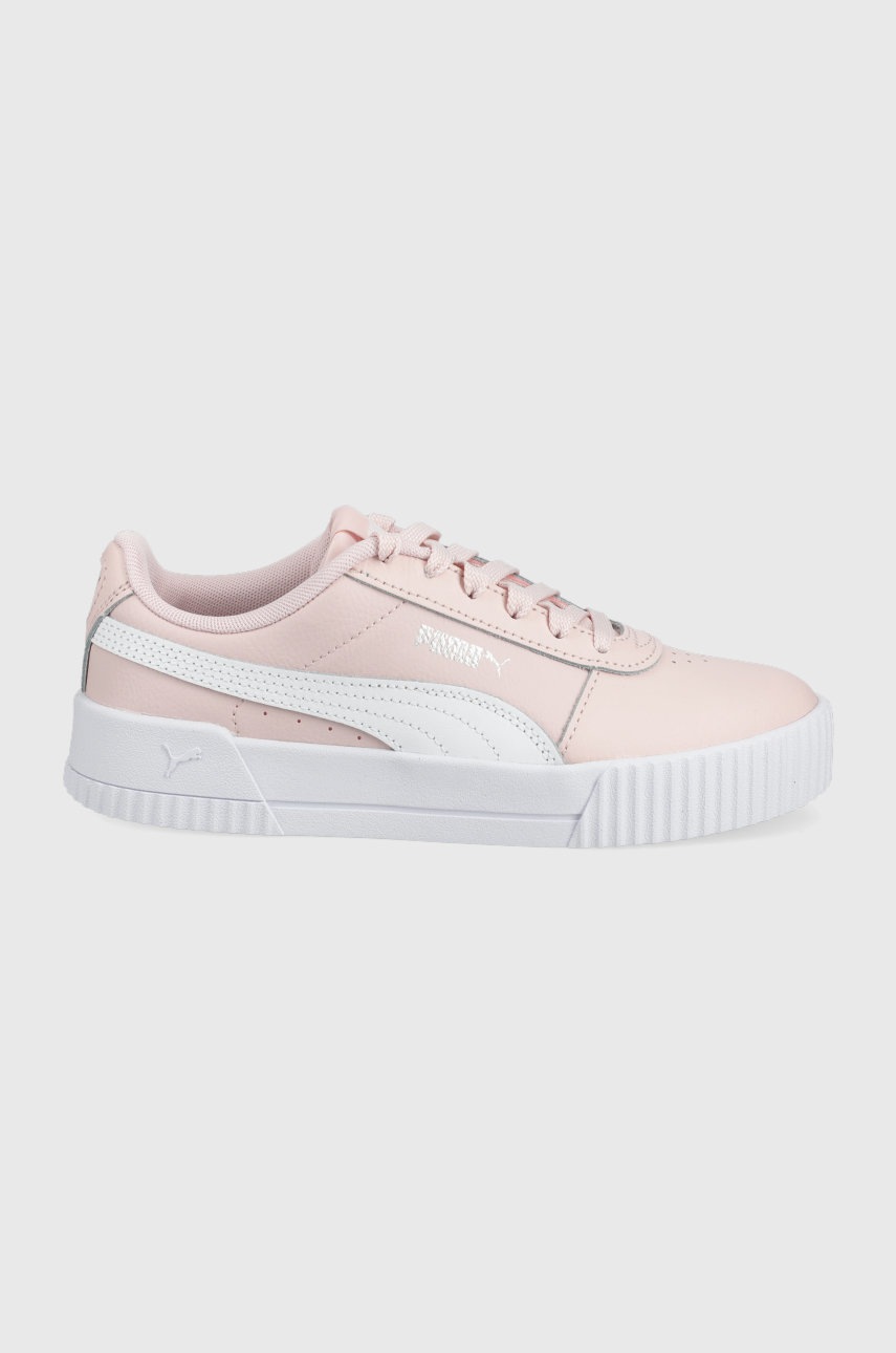 

Дитячі черевики Puma 370677. колір рожевий