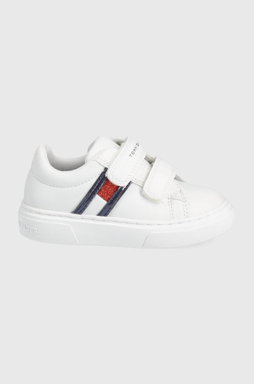 

Детски обувки Tommy Hilfiger в бяло, Бял