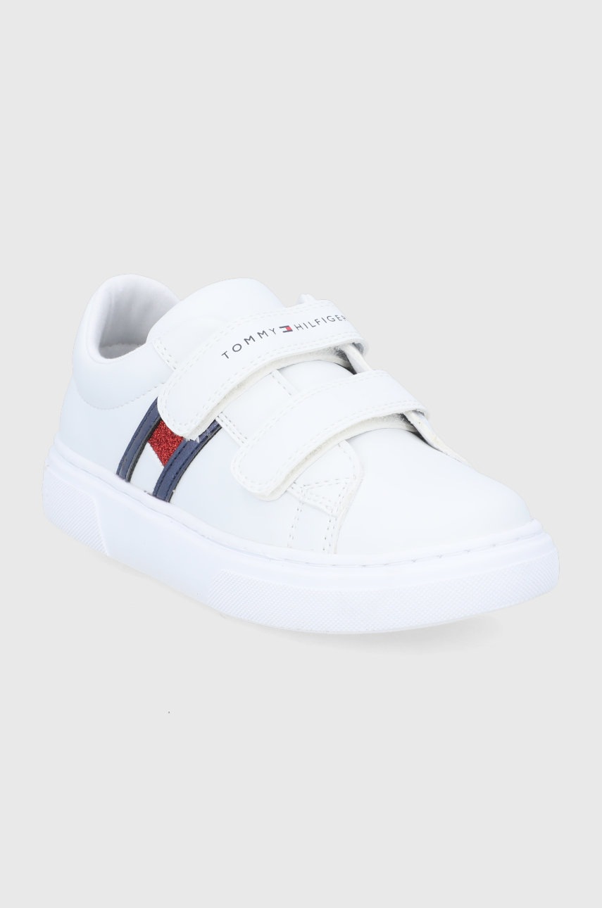 

Дитячі черевики Tommy Hilfiger колір білий