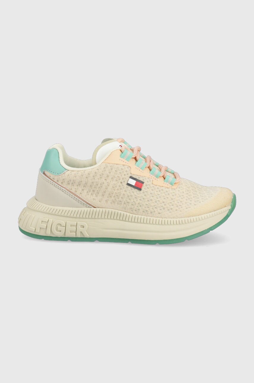 

Детски маратонки Tommy Hilfiger в бежово, Бежов