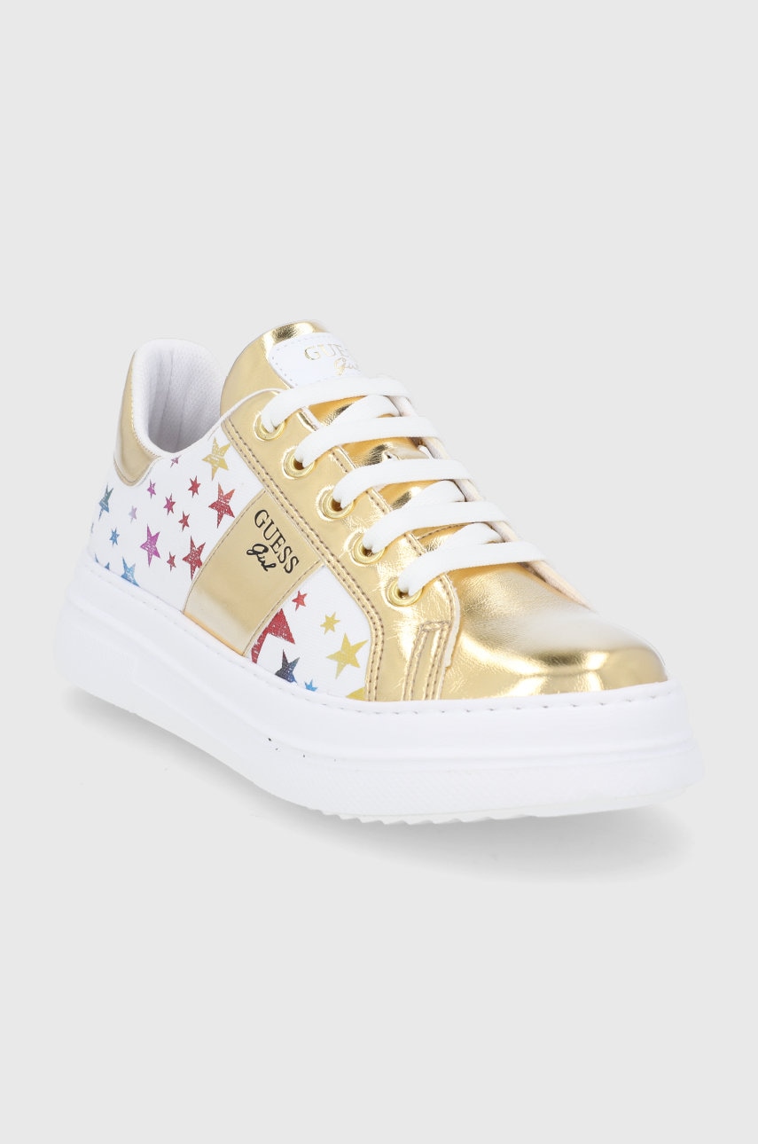 

Ботинки Guess цвет золотой