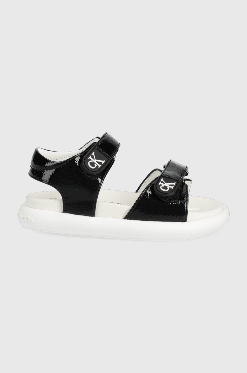 

Детски сандали Calvin Klein Jeans в черно, Черен