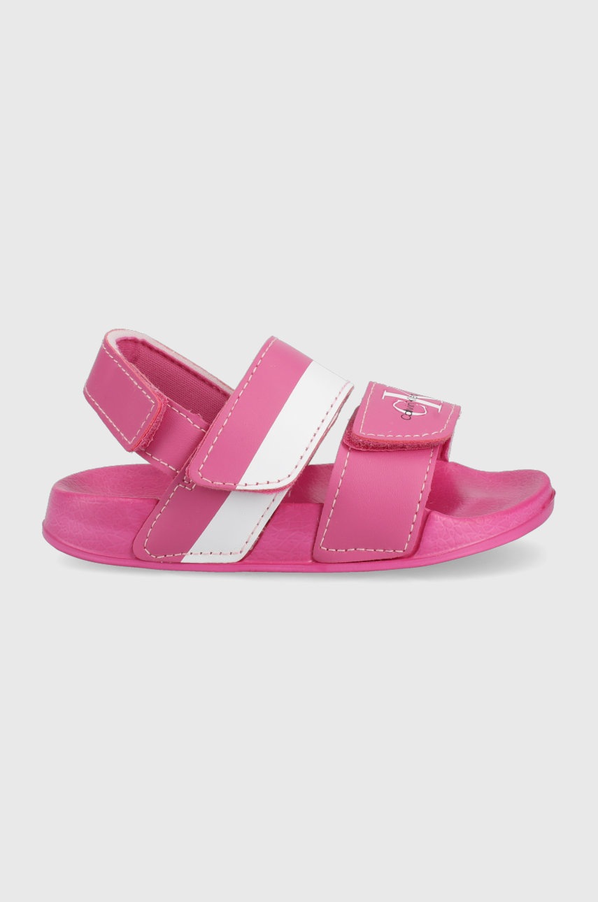 

Детски сандали Calvin Klein Jeans в розово, Розов