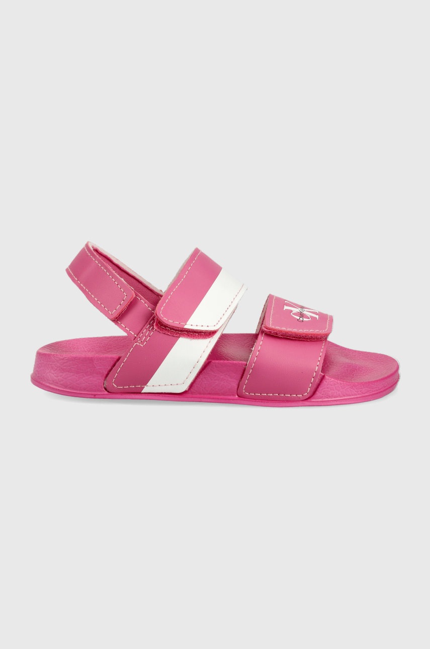 

Детски сандали Calvin Klein Jeans в розово, Розов