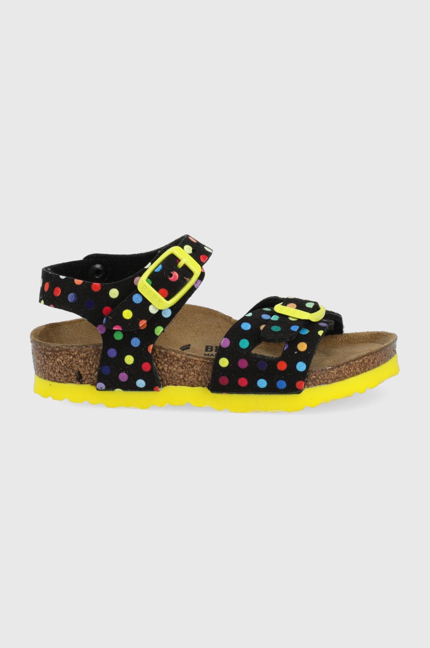 Levně Dětské sandály Birkenstock černá barva