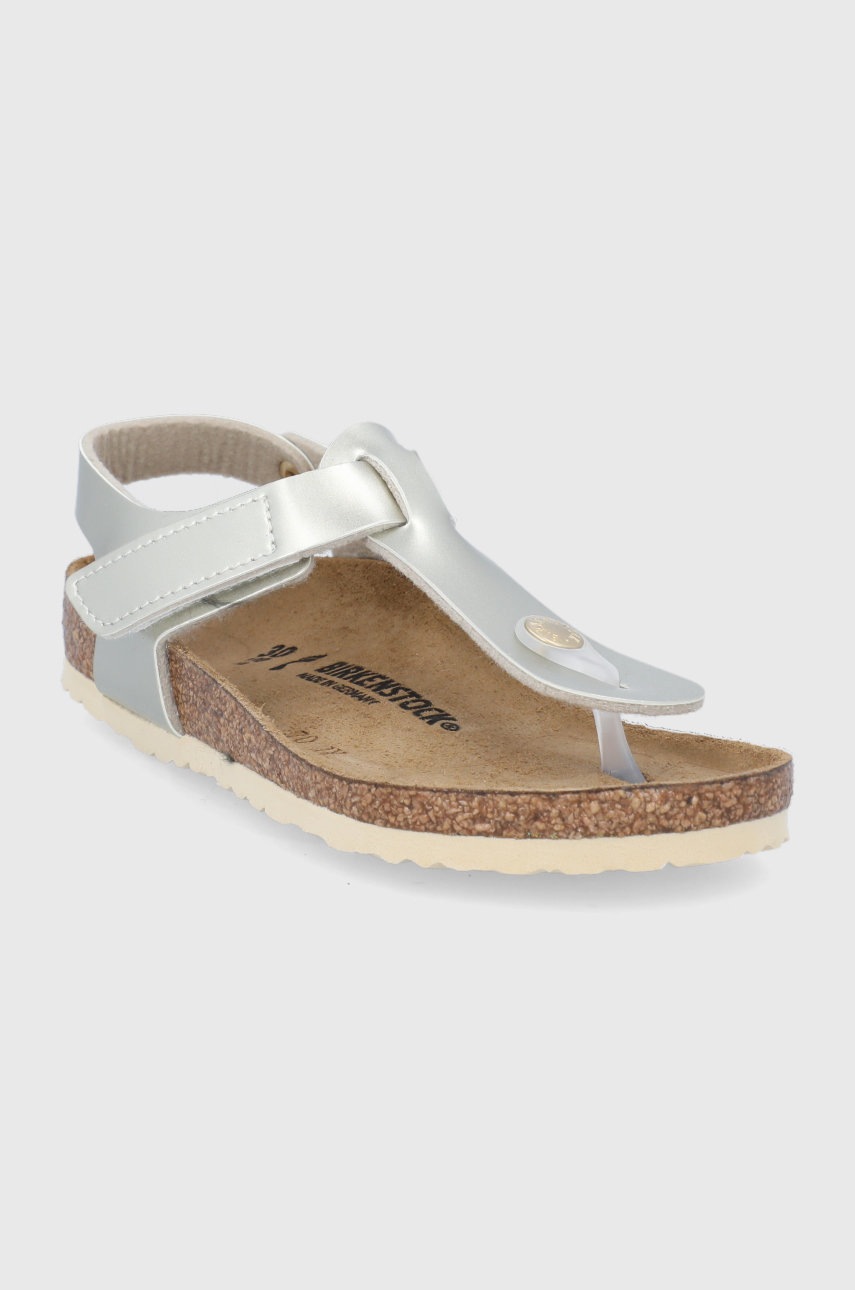Дитячі сандалі Birkenstock колір золотий
