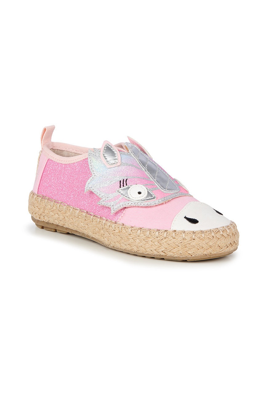 Детские эспадрильи Emu Australia Unicorn Nest цвет розовый Детские эспадрильи Emu Australia Unicorn Nest цвет розовый