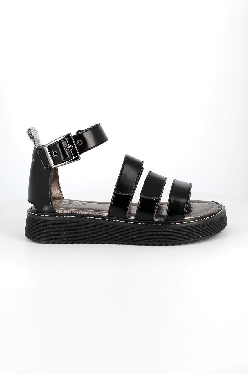 Primigi sandale din piele pentru copii culoarea negru
