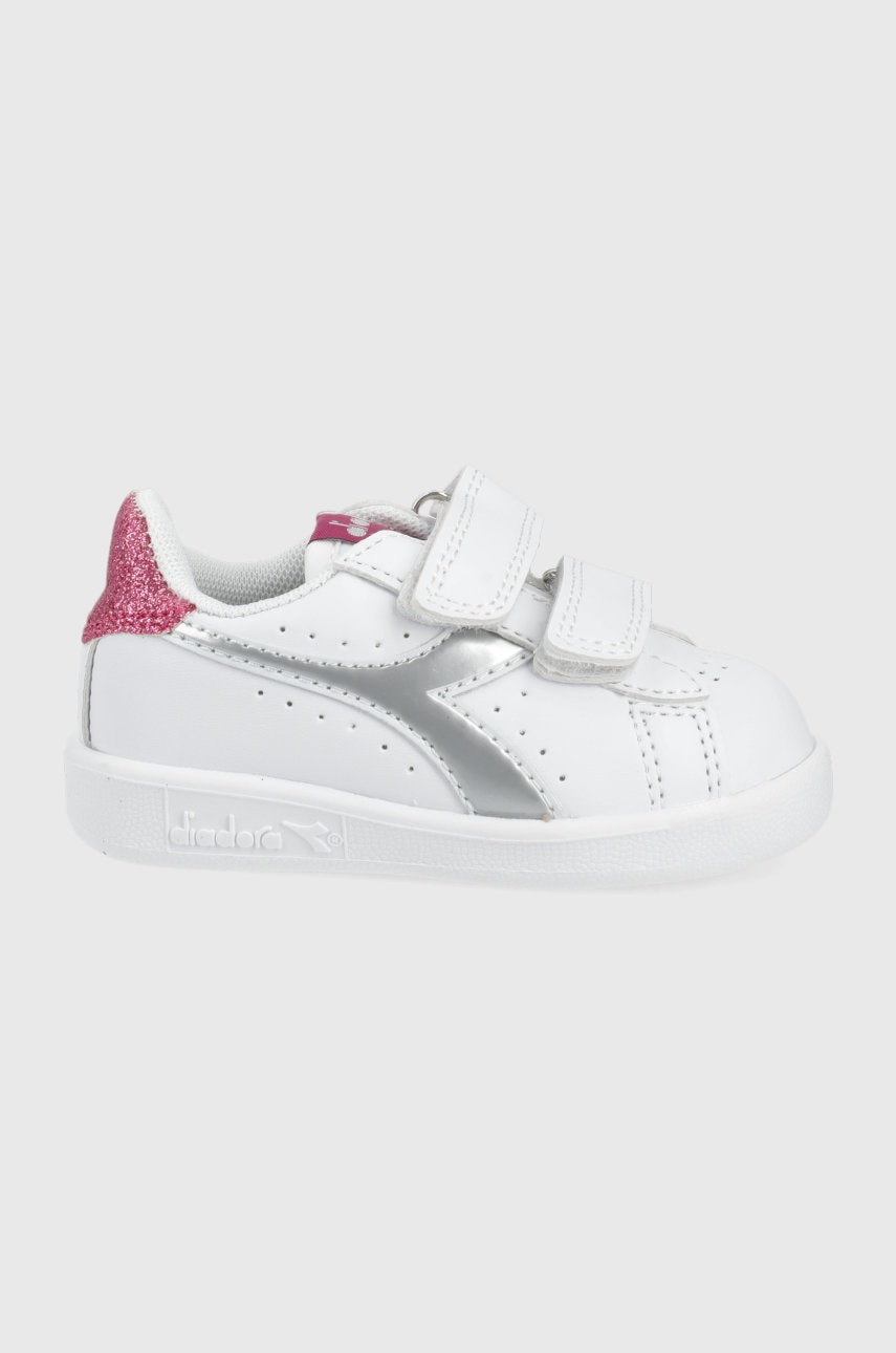 Diadora pantofi copii culoarea alb