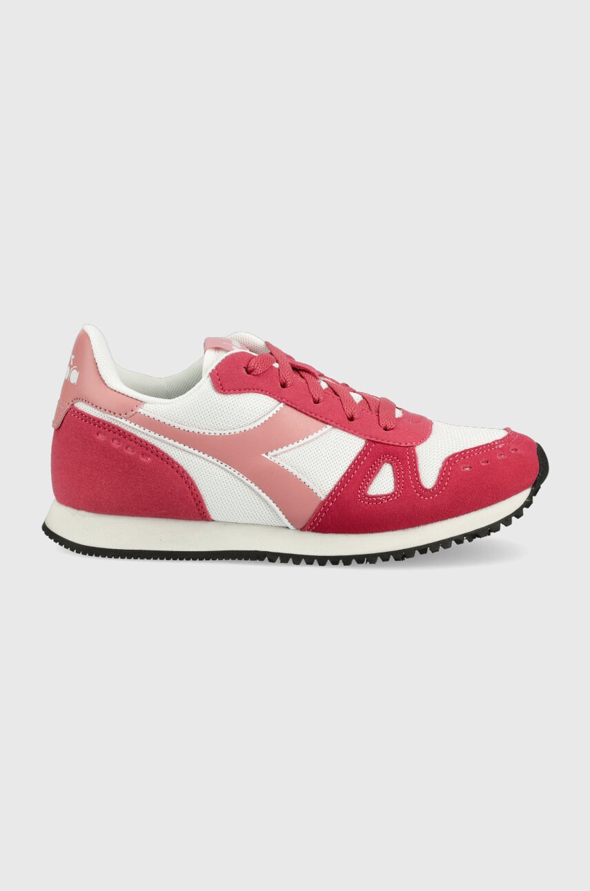 Diadora sneakers pentru copii simple run culoarea violet