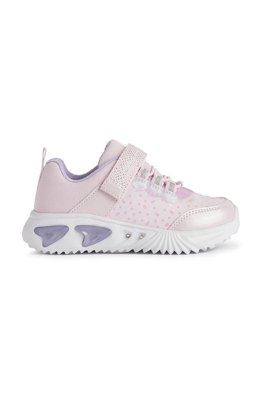 Geox sneakers pentru copii culoarea roz image