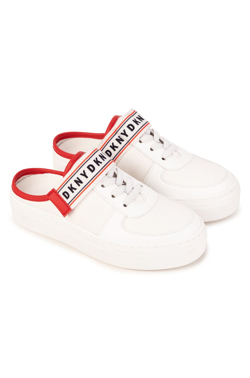 DKNY pantofi copii culoarea alb