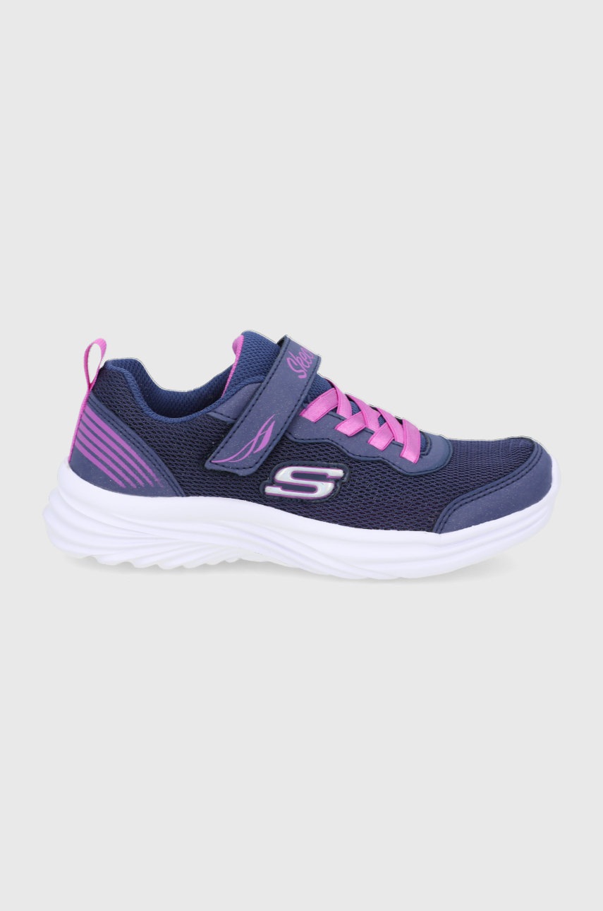 Skechers pantofi copii culoarea albastru marin