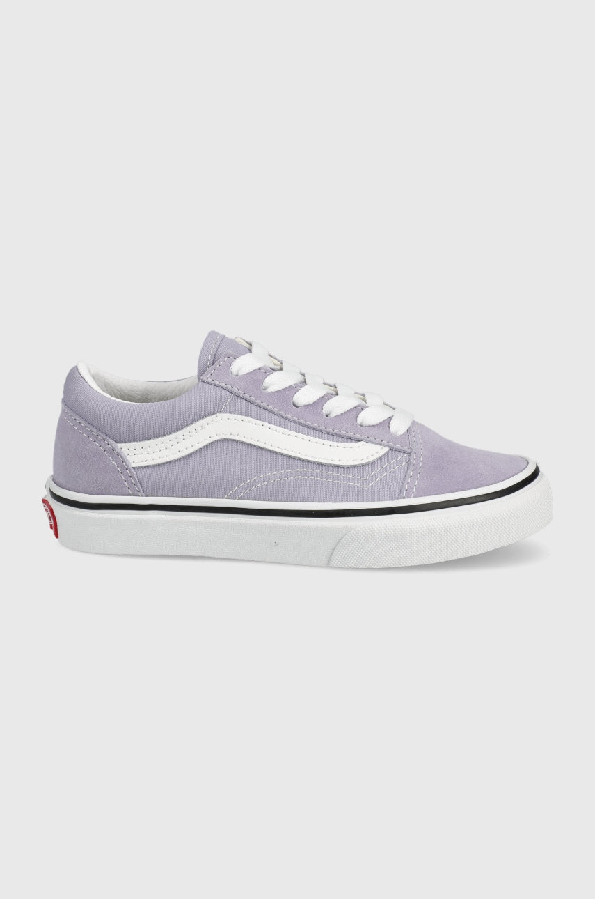 Детские кеды Vans цвет фиолетовый Детские кеды Vans цвет фиолетовый