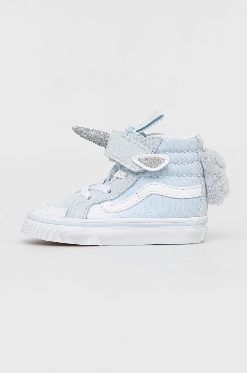 

Детски високи кецове Vans, Син