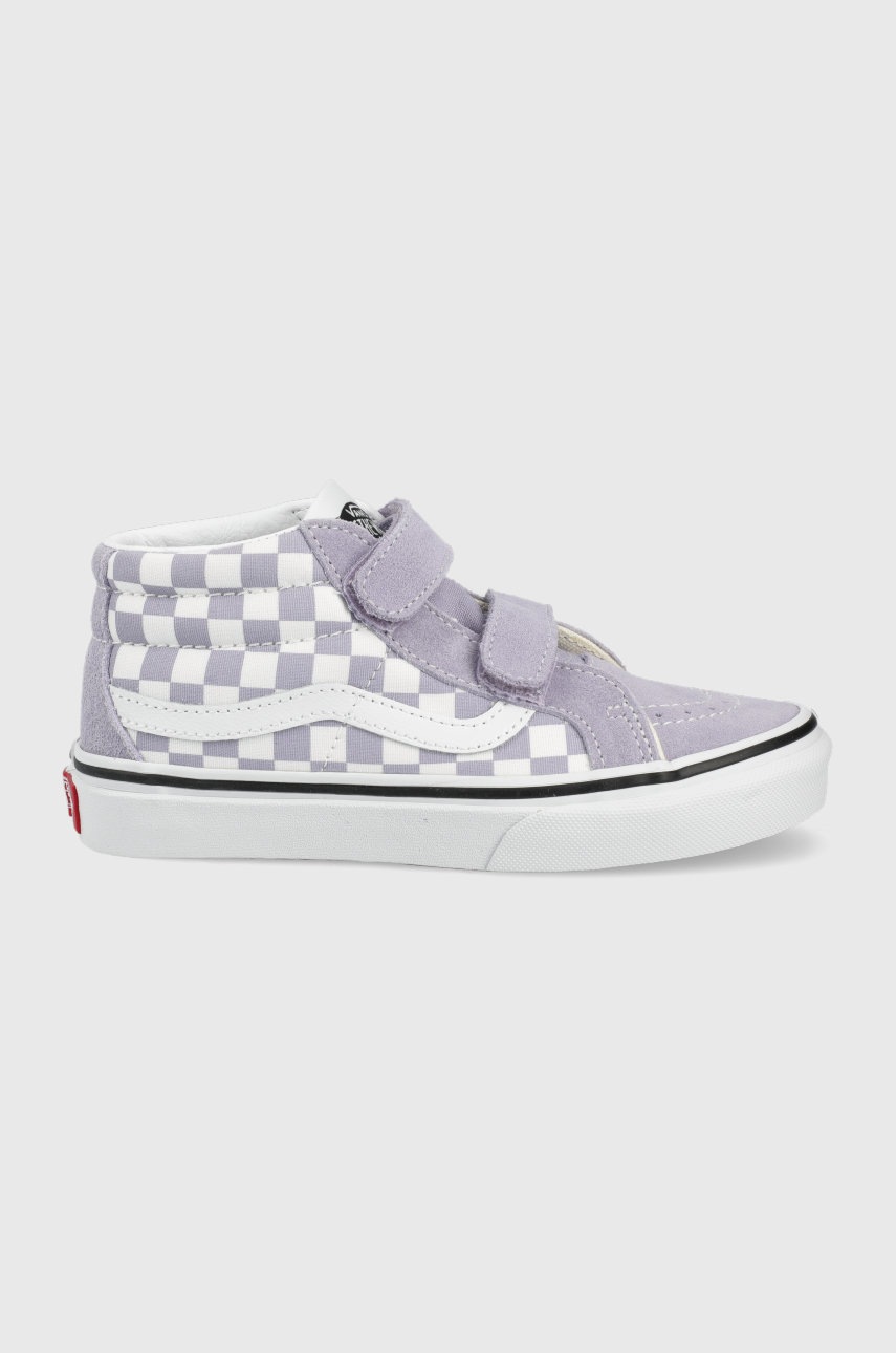 

Детские кеды Vans цвет фиолетовый