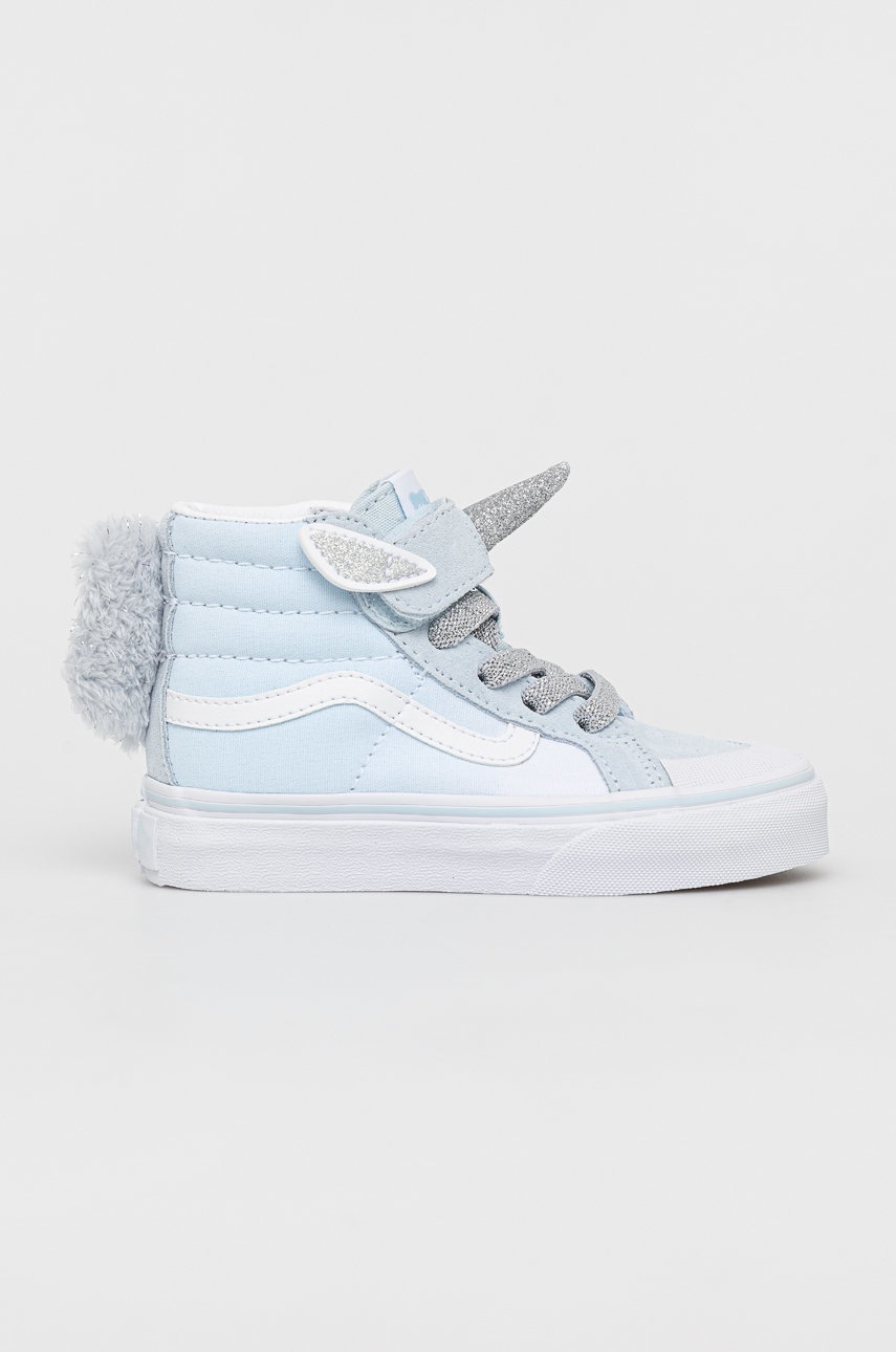 

Детски високи кецове Vans, Син