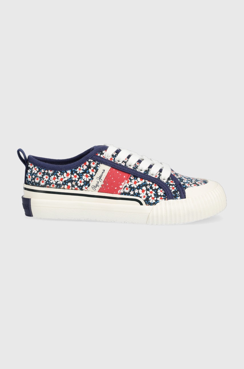 Детские кеды Pepe Jeans цвет синий Детские кеды Pepe Jeans цвет синий