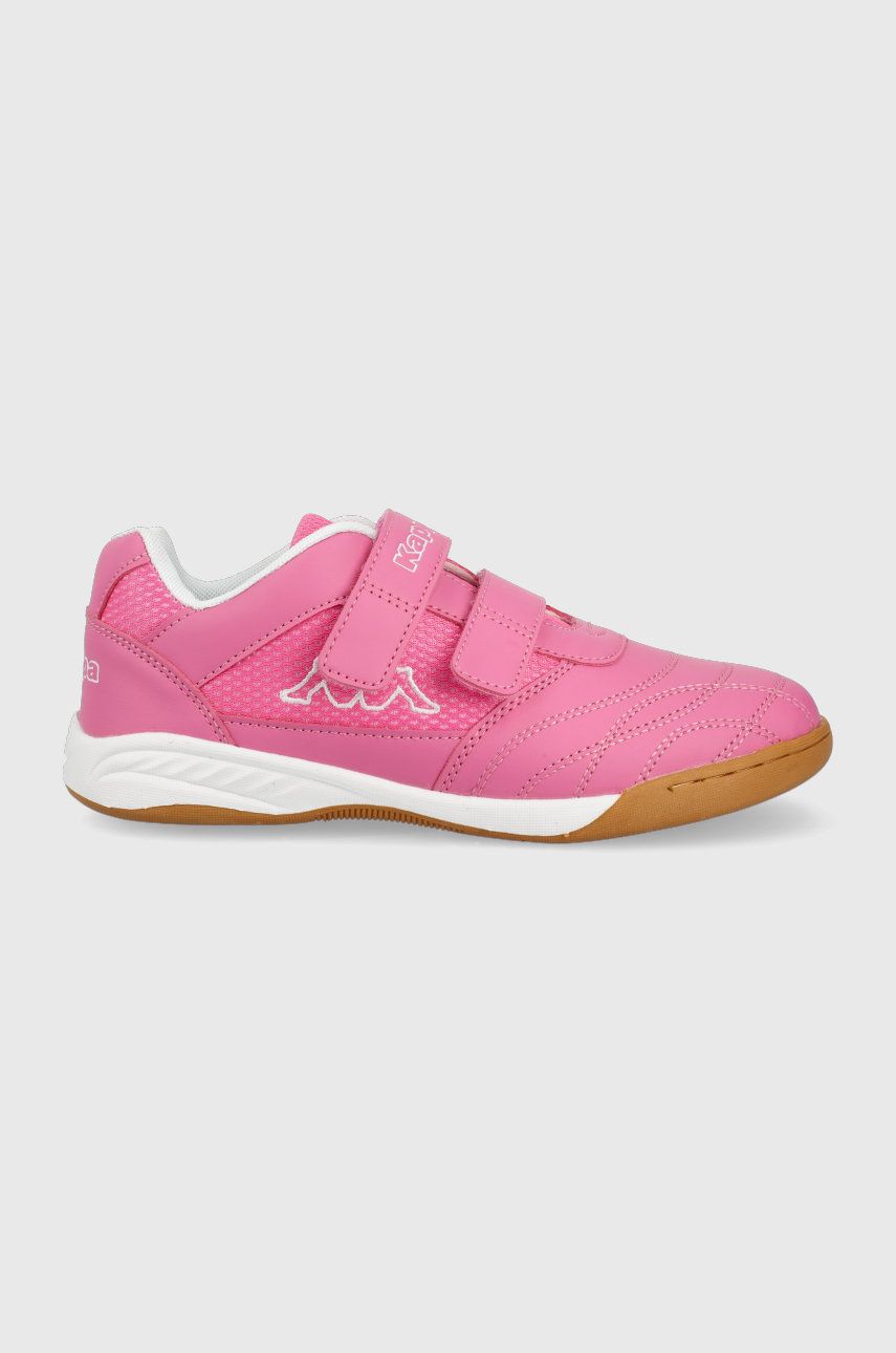 Levně Dětské sneakers boty Kappa růžová barva