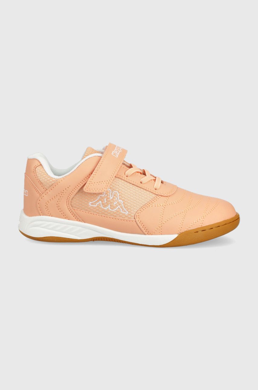 Levně Dětské sneakers boty Kappa oranžová barva