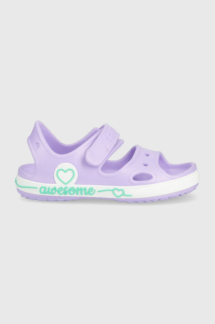 Coqui sandale copii culoarea violet answear.ro