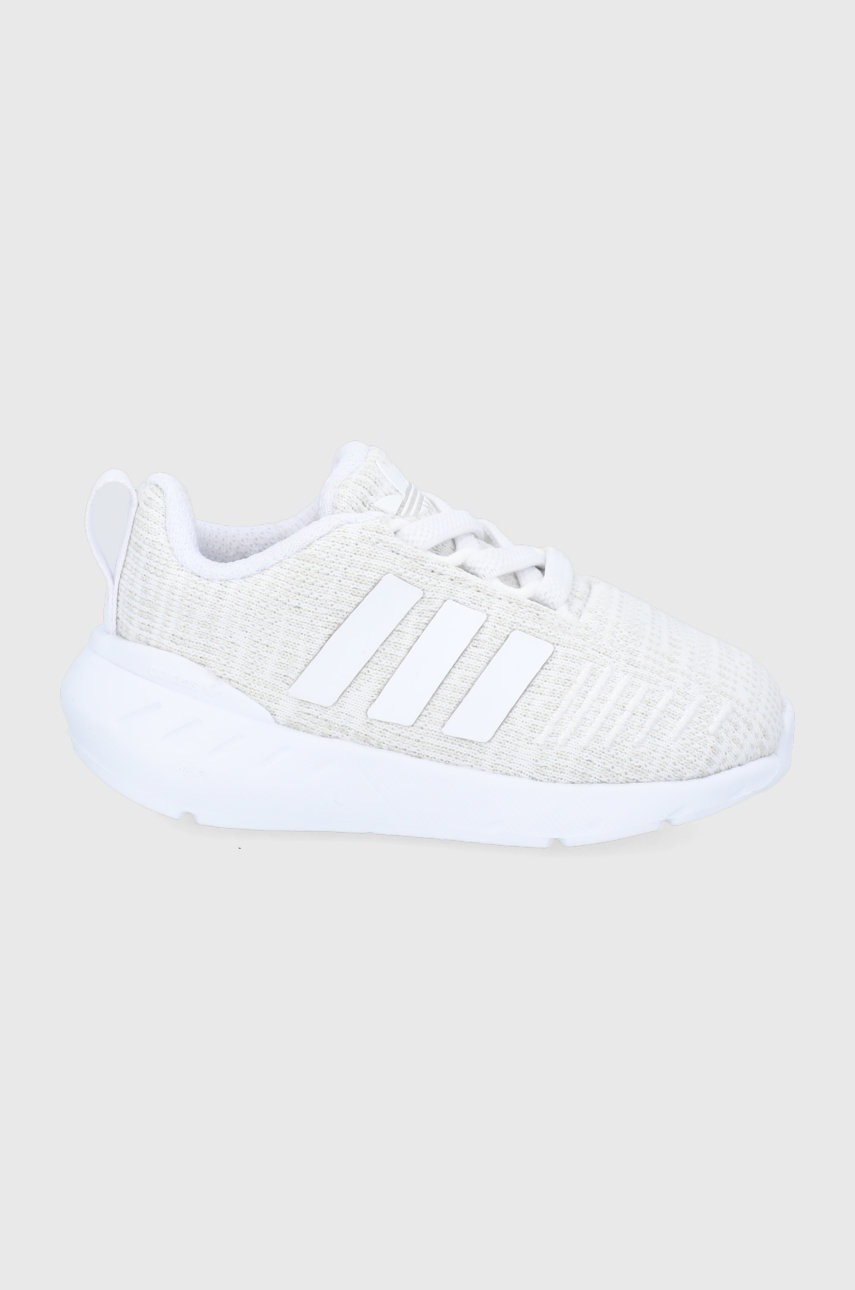 Детские ботинки adidas Originals Swift Run 22 EL GW8168 цвет серый Детские ботинки adidas Originals Swift Run 22 EL GW8168 цвет серый