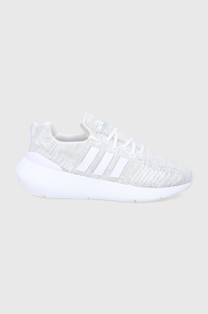Детские ботинки adidas Originals Swift Run GW8175 цвет серый Детские ботинки adidas Originals Swift Run GW8175 цвет серый