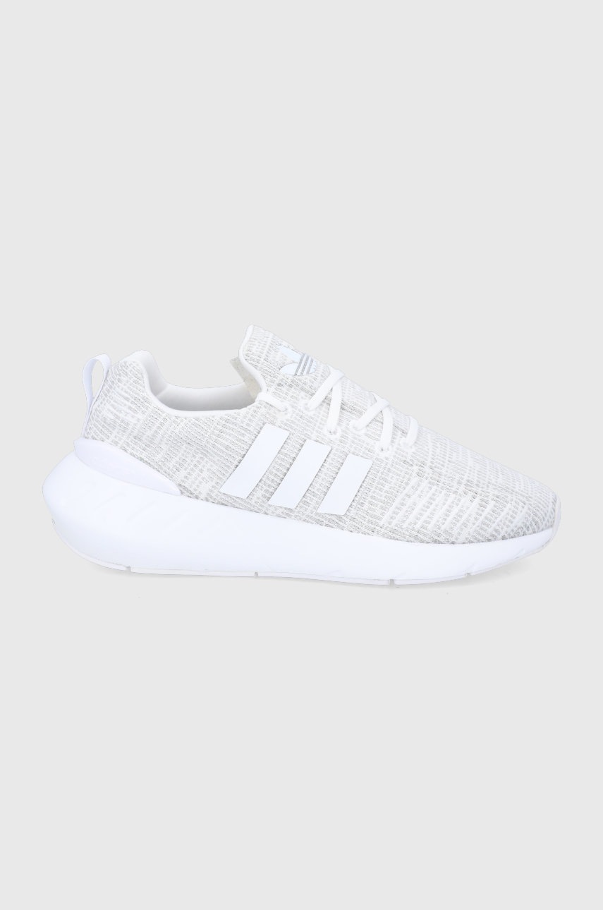 Levně Dětské boty adidas Originals Swift Run GW8175 šedá barva