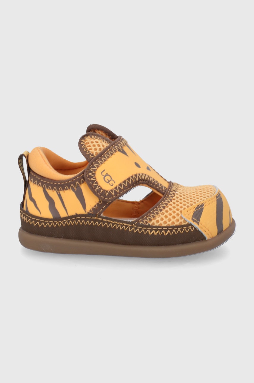 Ugg sandale copii culoarea portocaliu