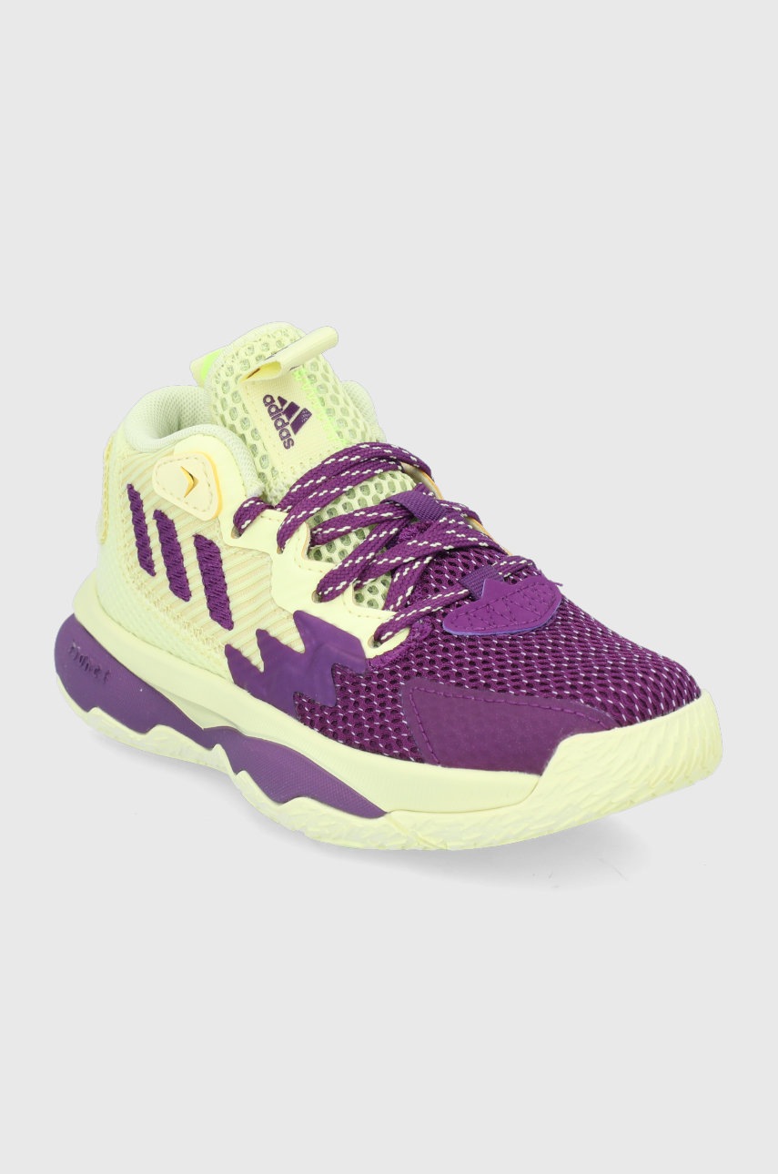 

Детские ботинки adidas Performance Dame GW3863 цвет фиолетовый