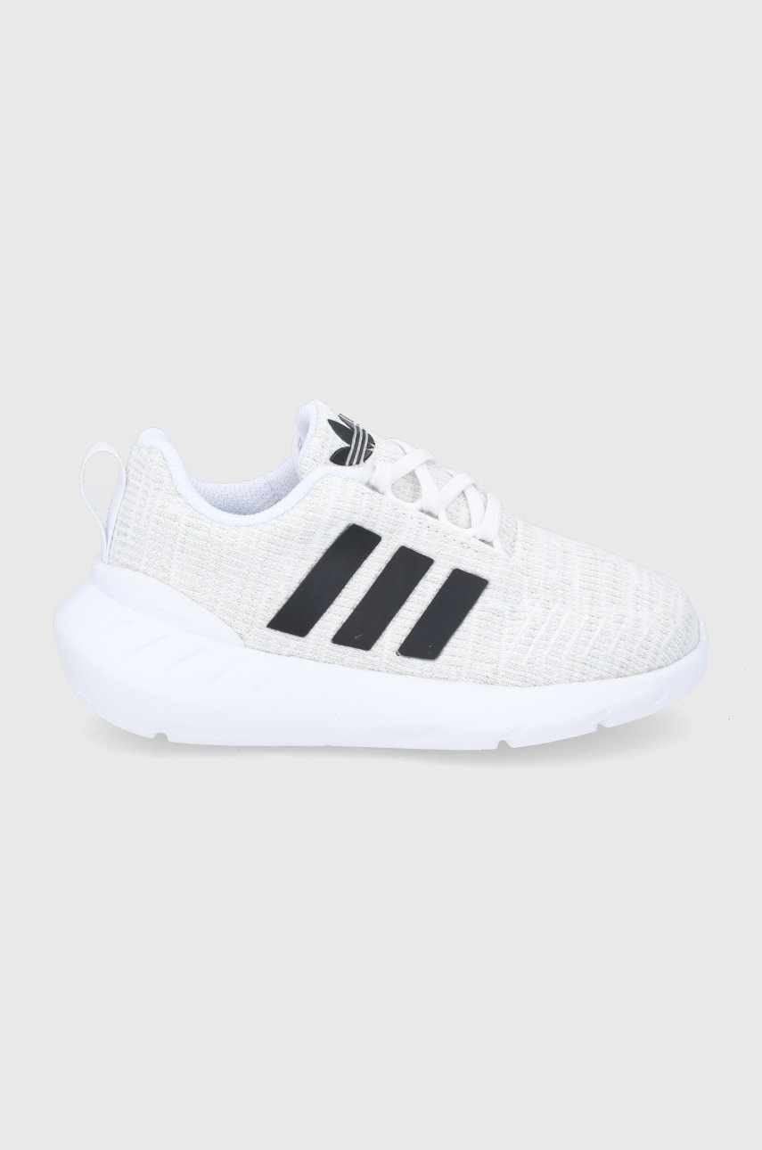

Дитячі черевики adidas Originals Swift Run GW8183 колір сірий
