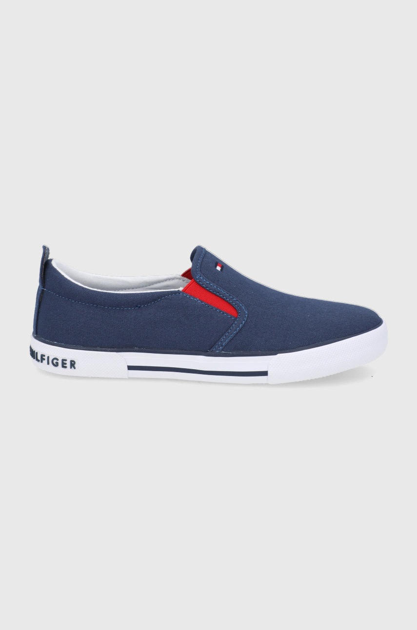 

Детски ниски кецове Tommy Hilfiger в тъмносиньо, Тъмносин