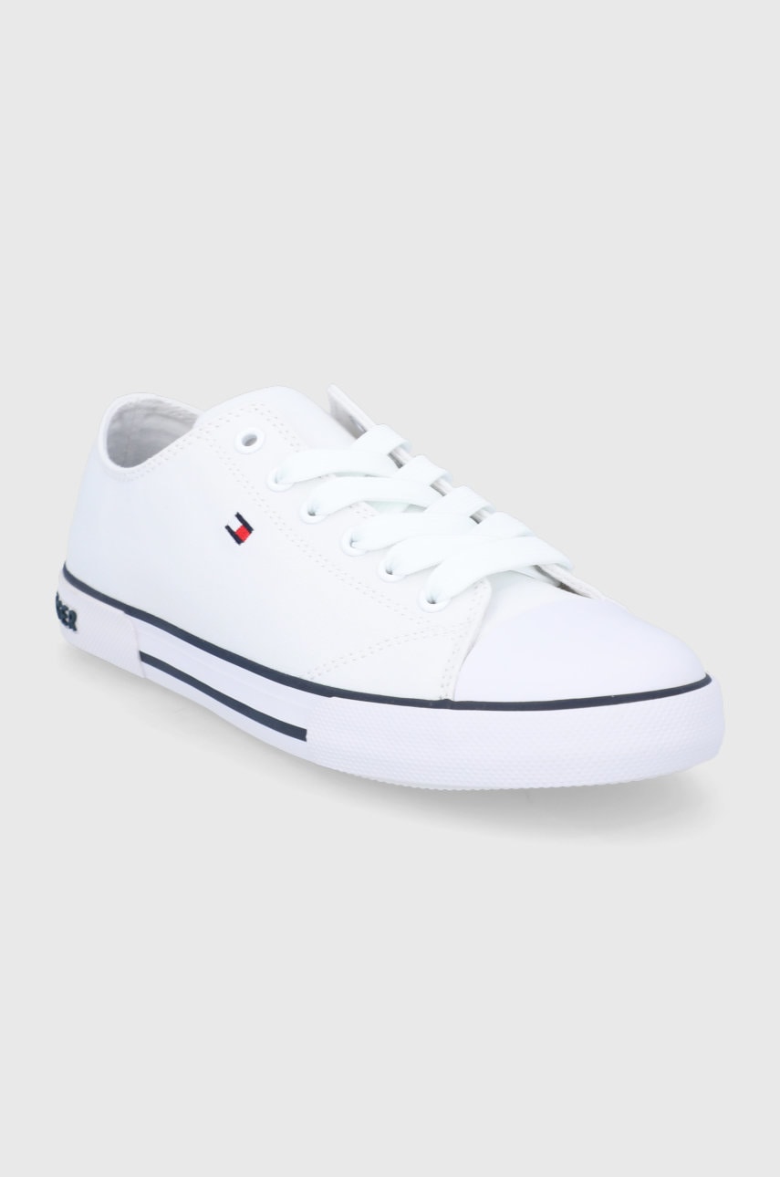 Детские кеды Tommy Hilfiger цвет белый Детские кеды Tommy Hilfiger цвет белый
