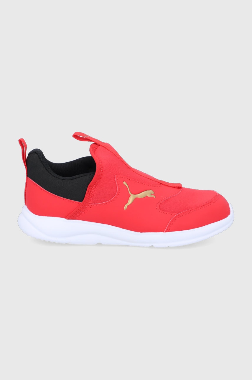 Puma pantofi copii culoarea rosu
