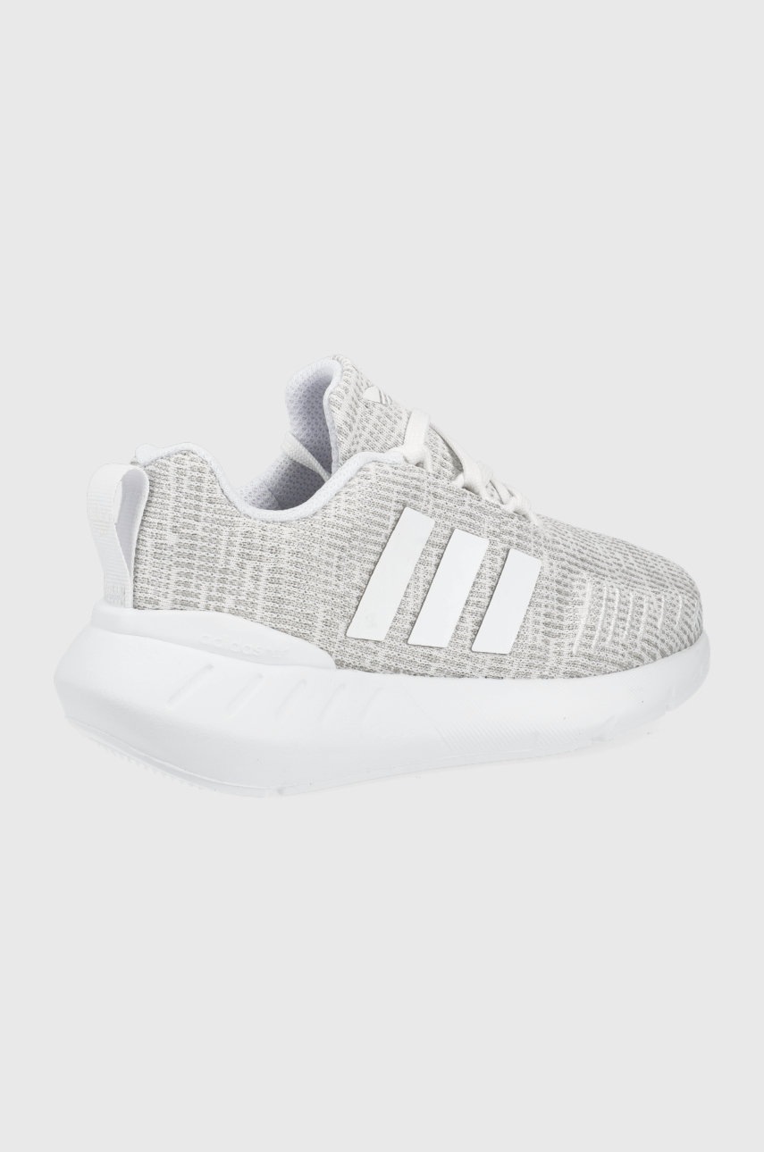 

Дитячі черевики adidas Originals Swift Run GY3009 колір сірий