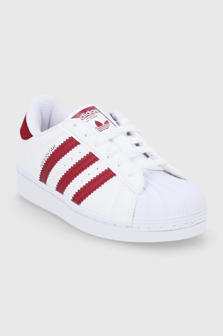 

Детские ботинки adidas Originals Superstar цвет белый