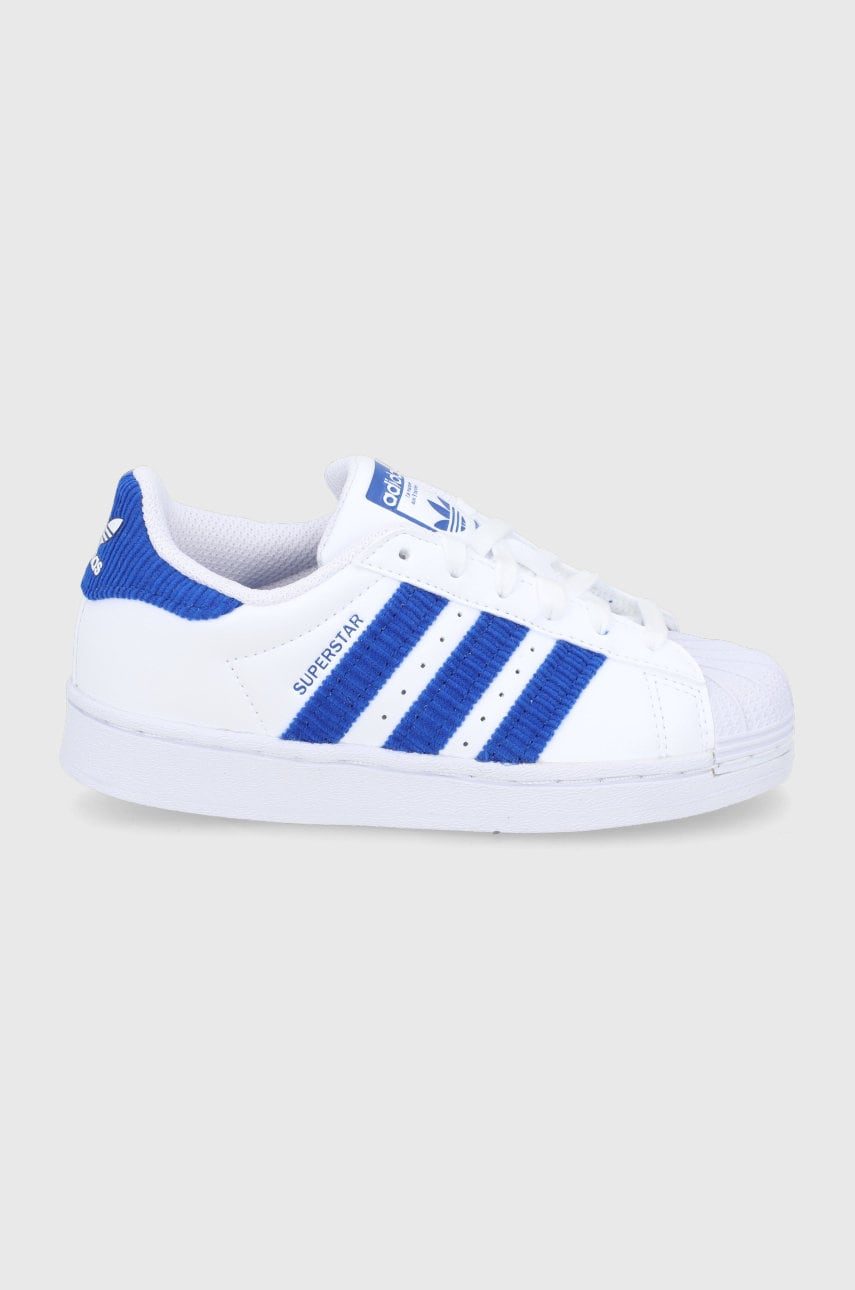 Adidas originals pantofi copii superstar gv7952 culoarea alb