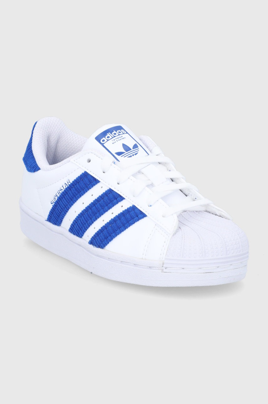 

Дитячі черевики adidas Originals Superstar GV7952 колір білий