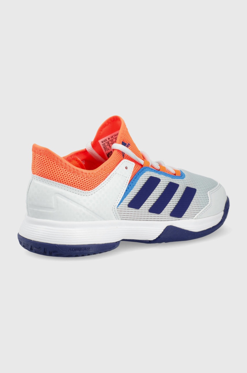 

Дитячі черевики adidas Performance Ubersonic GY3215 колір сірий