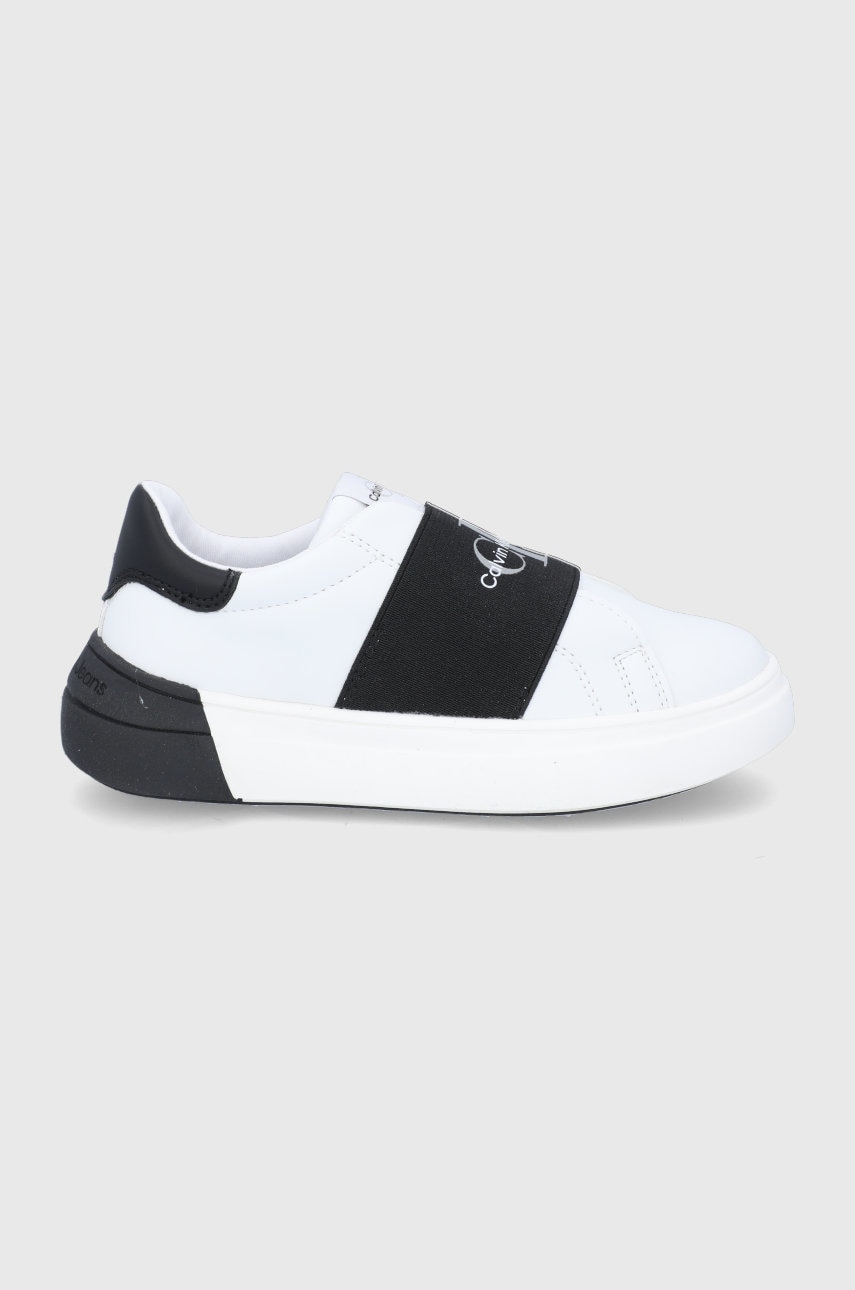 

Детски обувки Calvin Klein Jeans в бяло, Бял