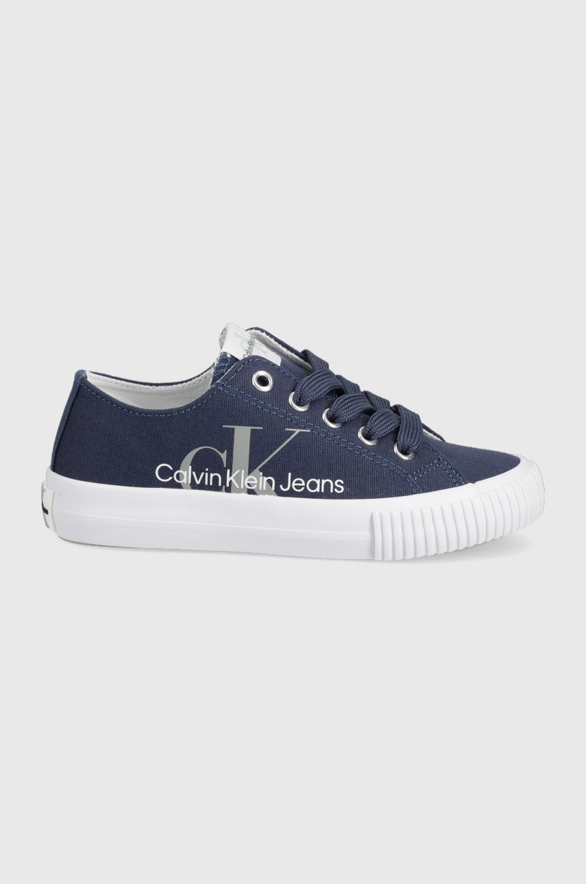 

Детски ниски кецове Calvin Klein Jeans в тъмносиньо, Тъмносин