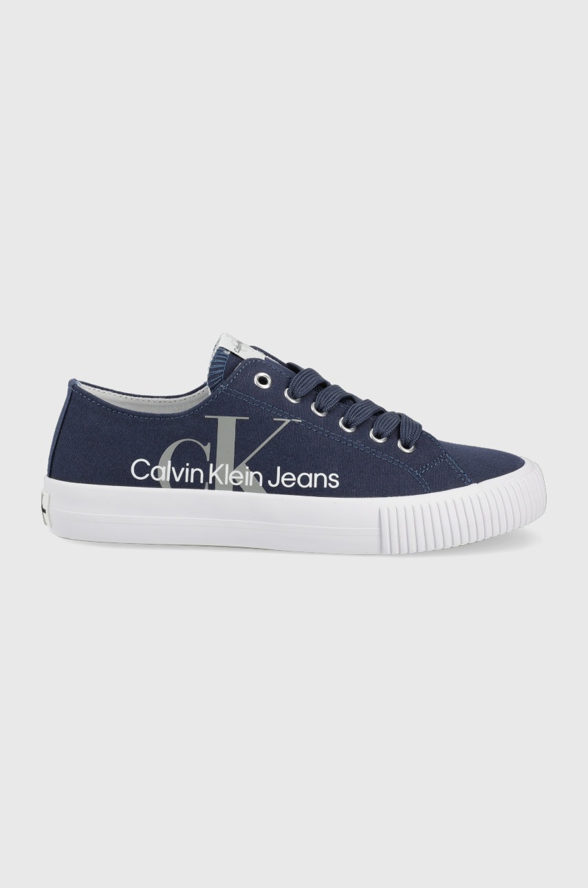 

Детски ниски кецове Calvin Klein Jeans в тъмносиньо, Тъмносин